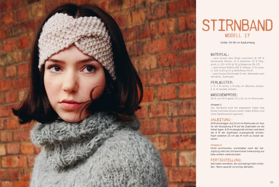 Mützen und Accessoires im Streetstyle Look stricken