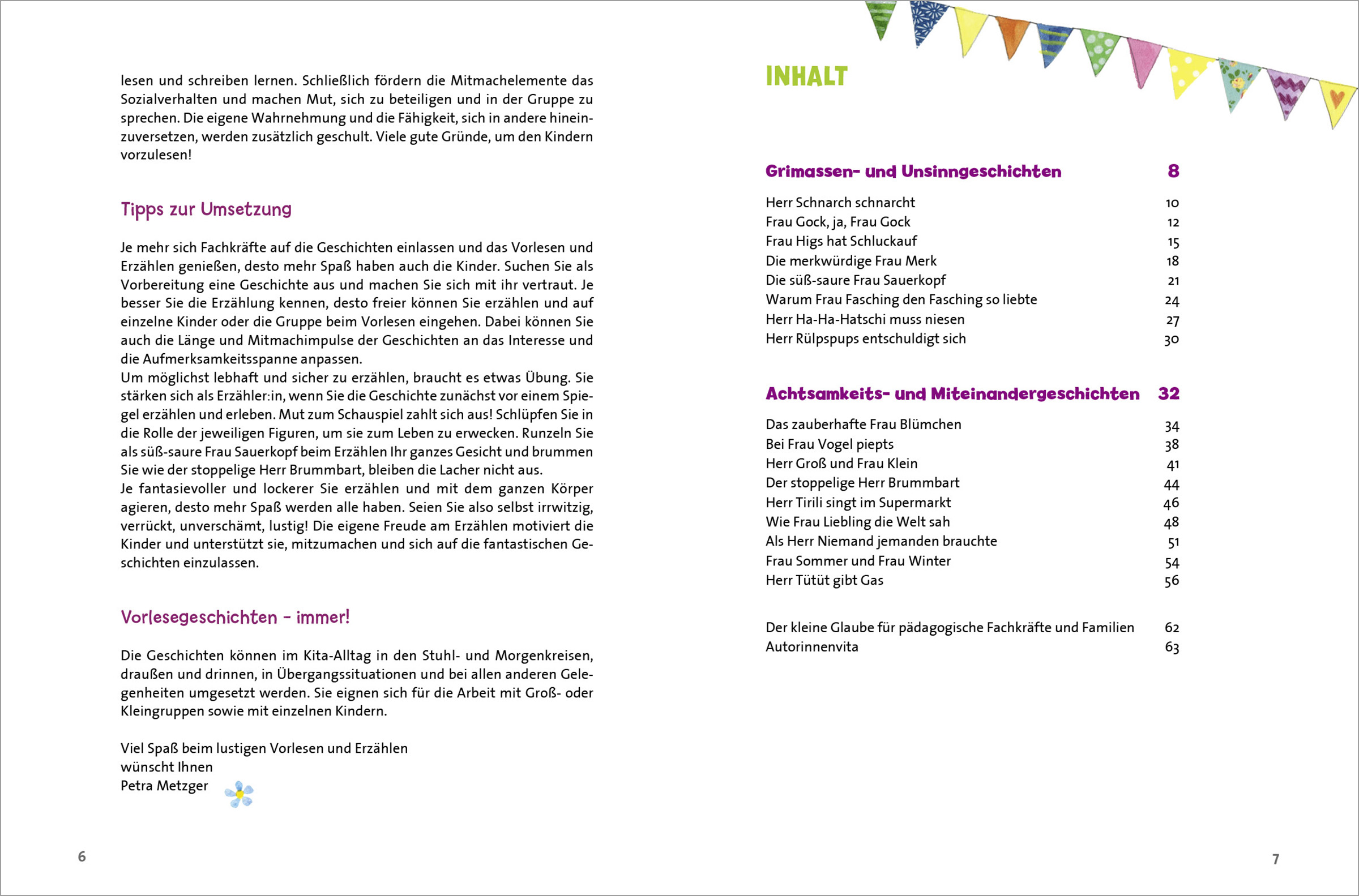 Lustige Vorlesegeschichten für die Kita