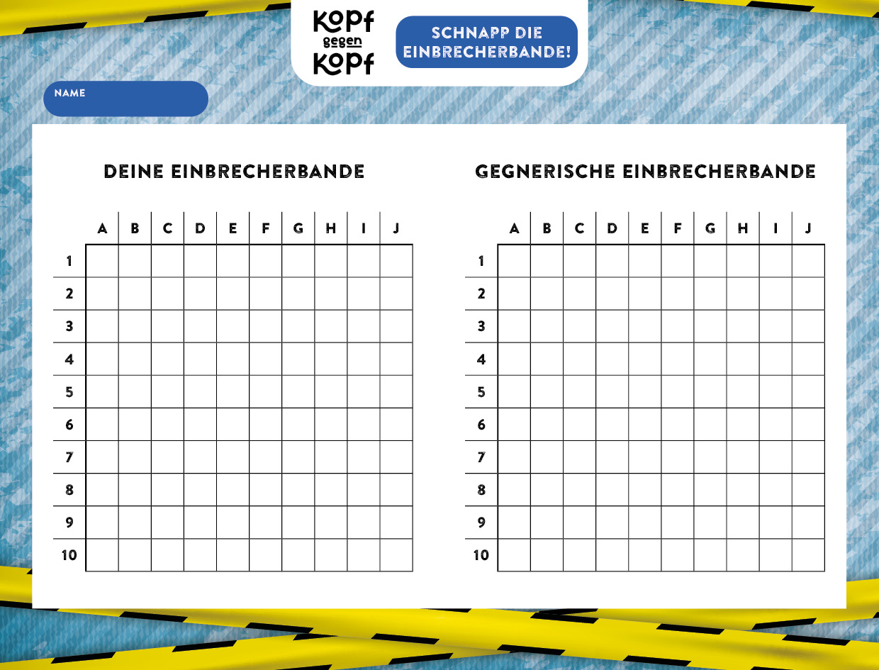 Der ultimative Spielblock: Kopf gegen Kopf – Schnapp die Einbrecherbande! Der ultimative Spielblock: Kopf gegen Kopf – Schnapp die Einbrecherbande!