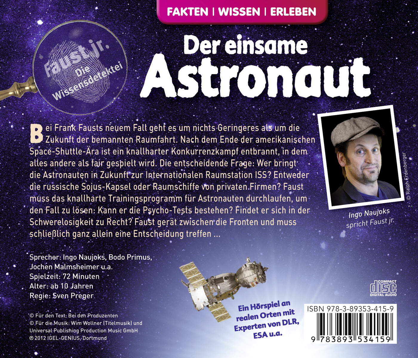 Faust jr. ermittelt 6. Der einsame Astronaut (Audio-CD)