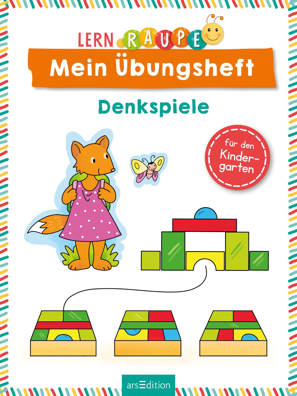 Lernraupe – Mein Übungsheft – Denkspiele