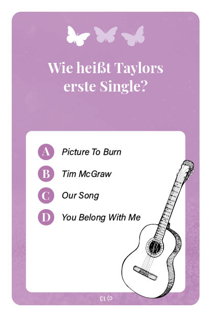 Kartenspiel: Das inoffizielle Quiz für Taylor Swift-Fans Kartenspiel: Das inoffizielle Quiz für Taylor Swift-Fans