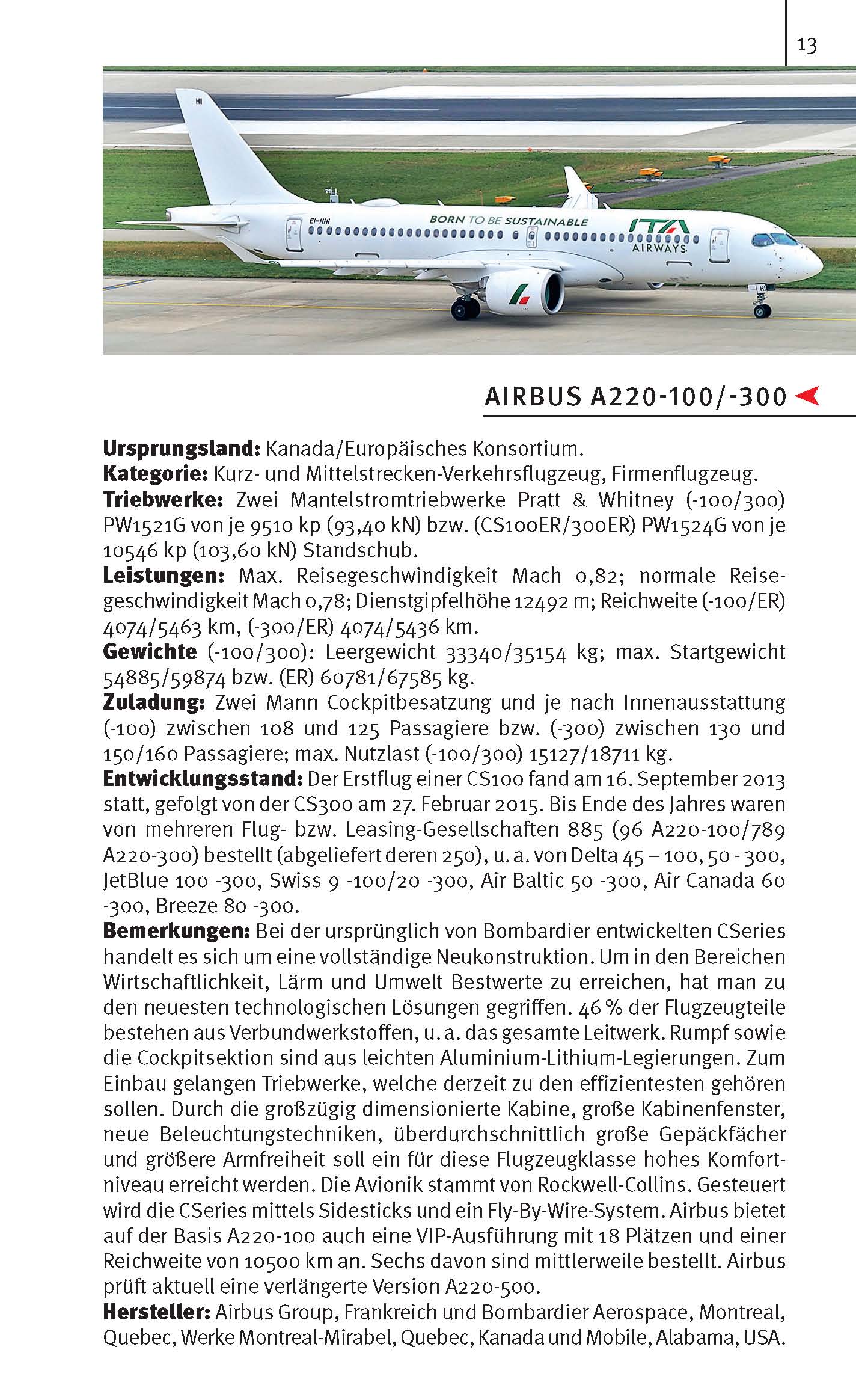 Flugzeuge der Welt 2024