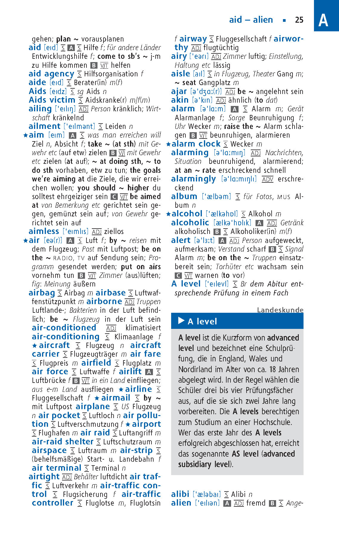 Langenscheidt Schulwörterbuch Englisch