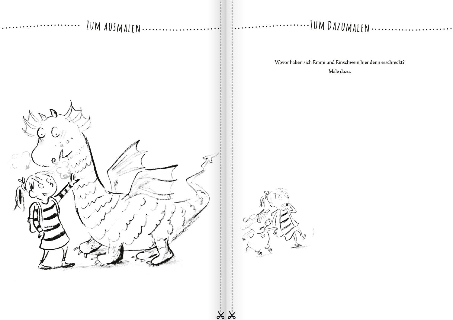Emmi & Einschwein. Das fabelhafte Mal- und Rätselbuch