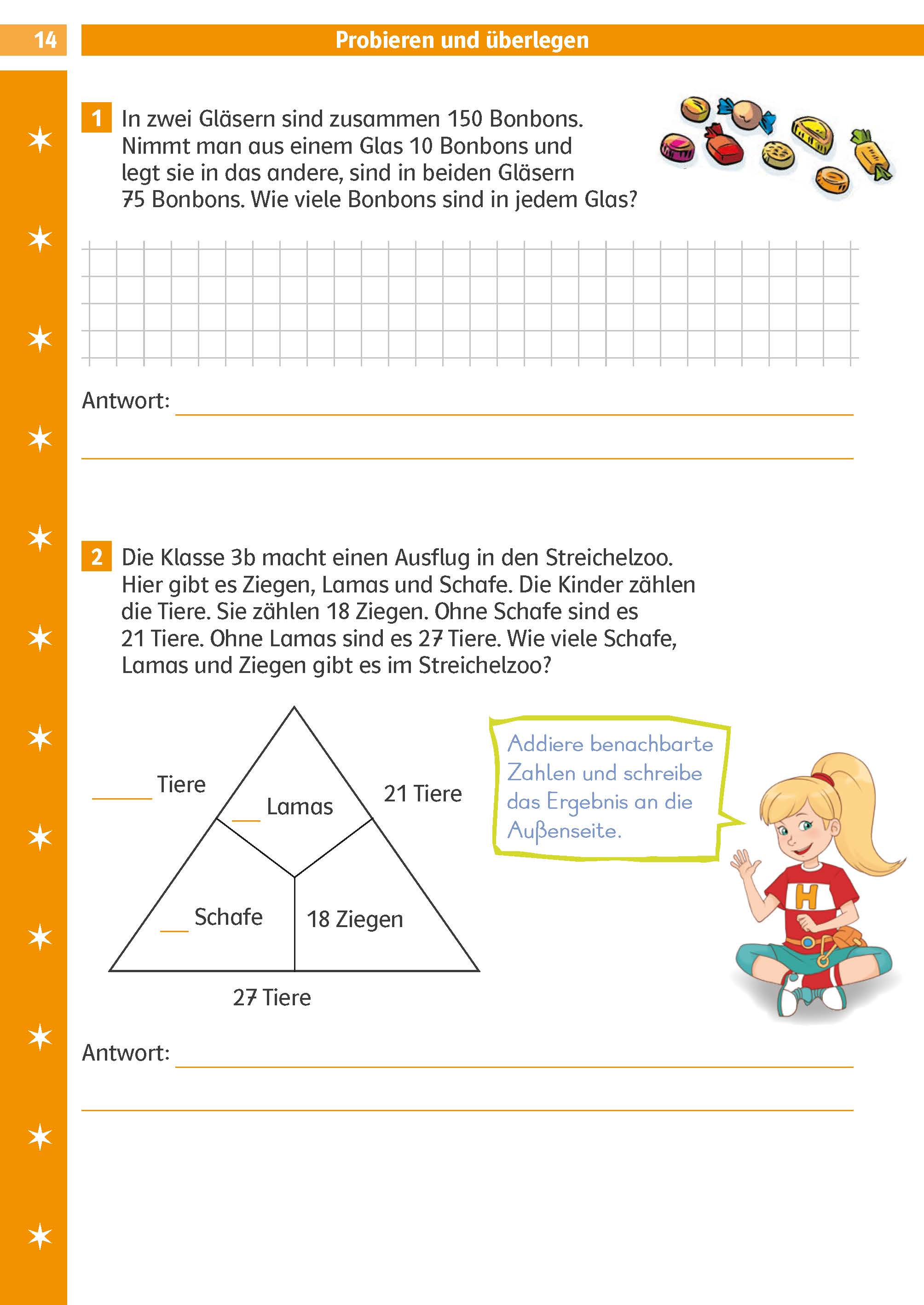 Klett Die Mathe-Helden: Textaufgaben/Sachaufgaben 3. Klasse