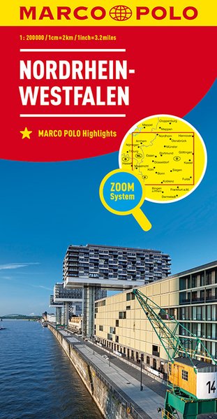MARCO POLO Karte Deutschland Blatt 5 Nordrhein-Westfalen 1:200 000