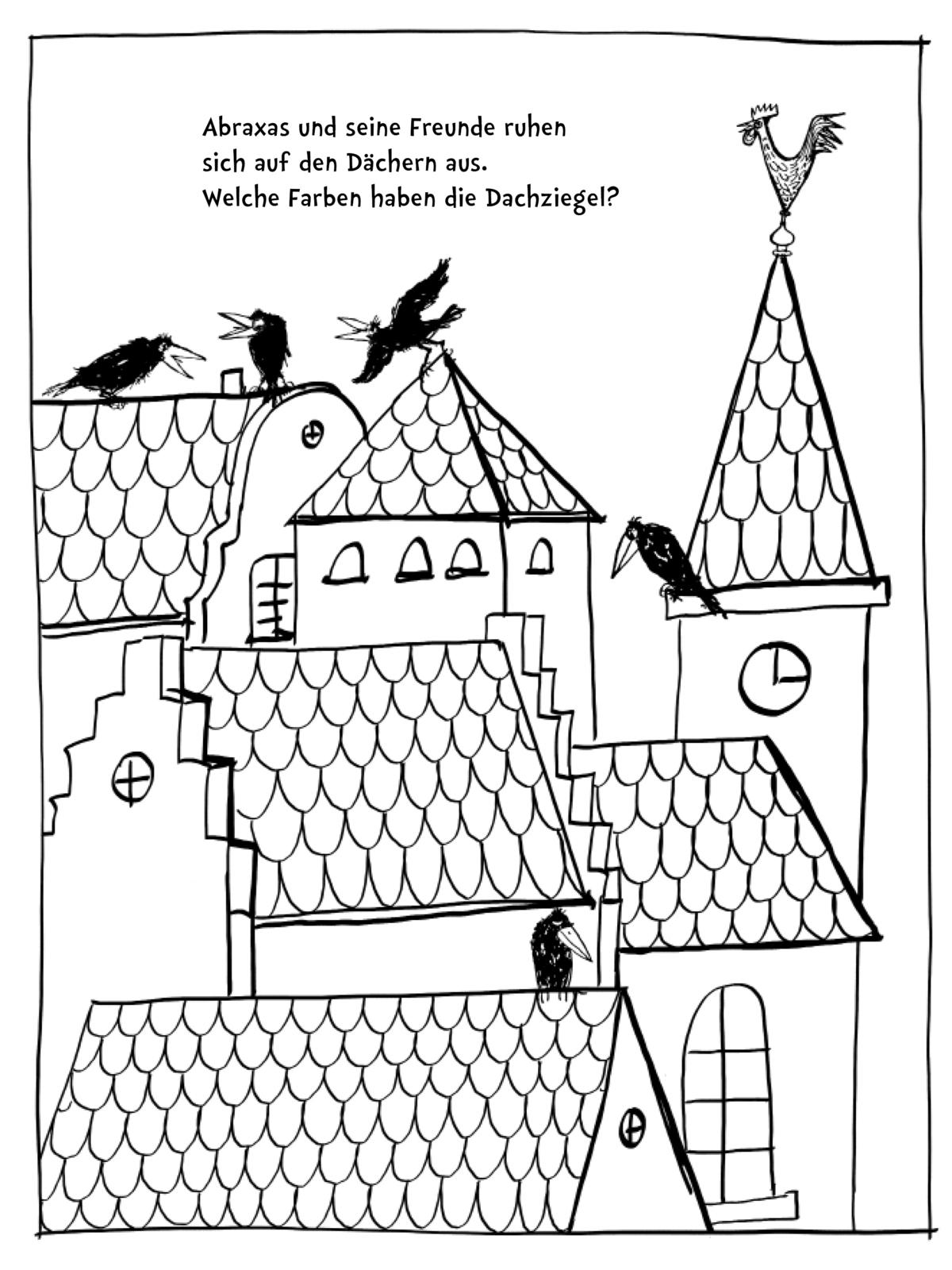 Die kleine Hexe (Ausmalen, weitermalen, selber malen) Die kleine Hexe (Ausmalen, weitermalen, selber malen)