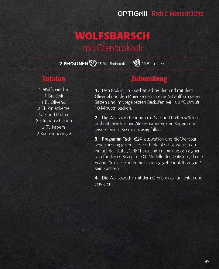 OPTImal Grillen - OPTIgrill Kochbuch Rezeptbuch OPTImal Grillen - OPTIgrill Kochbuch Rezeptbuch