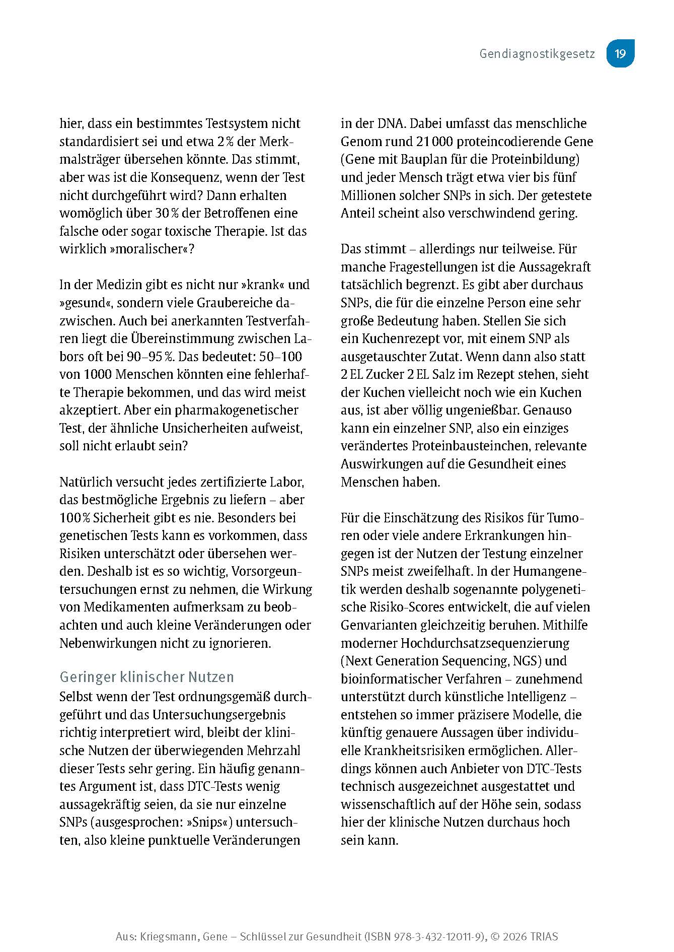 Gene - Schlüssel zur Gesundheit