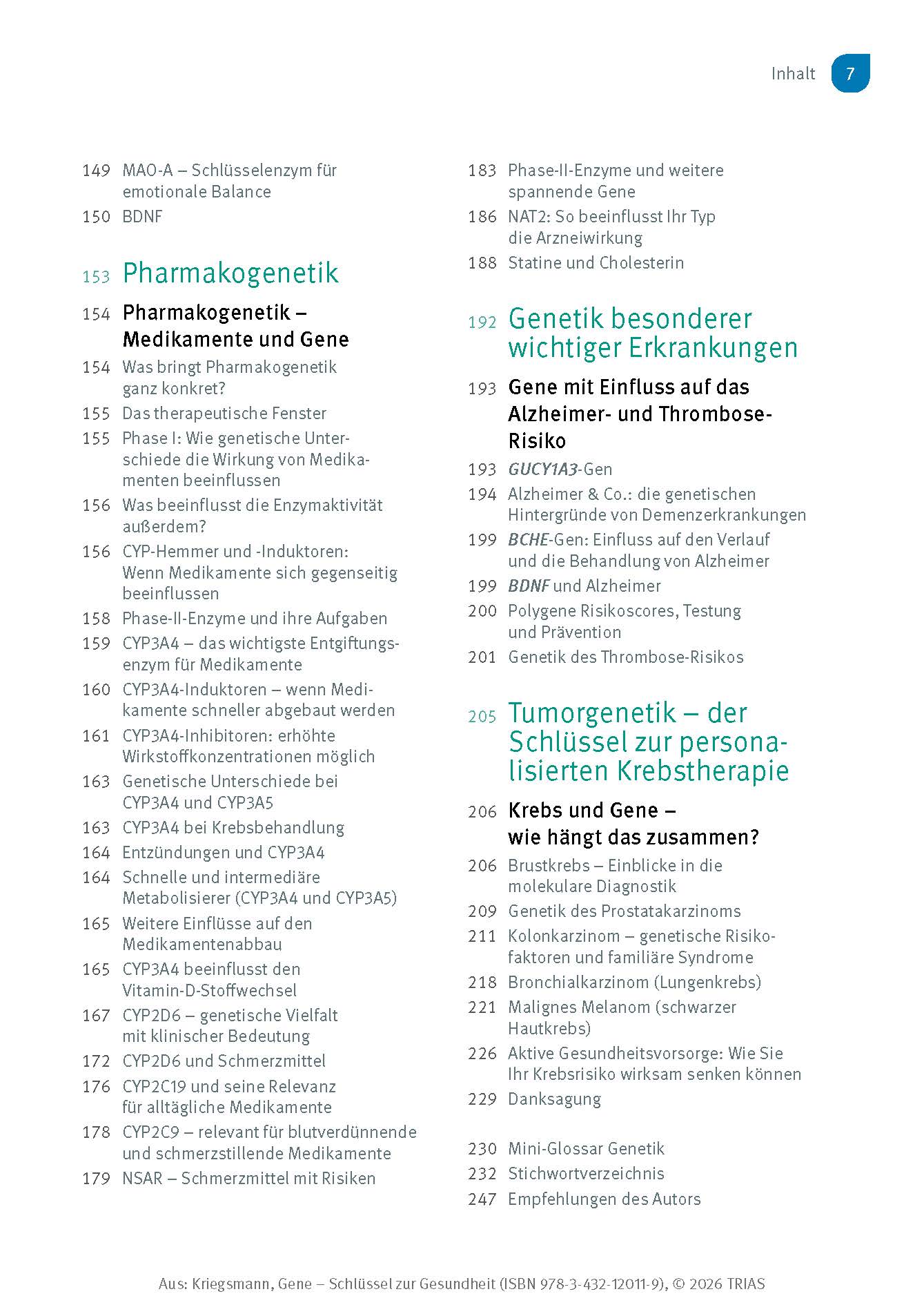 Gene - Schlüssel zur Gesundheit