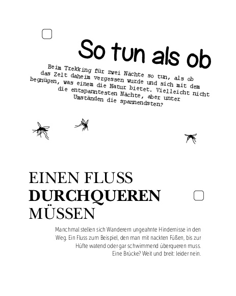 Bucket List für Wanderer