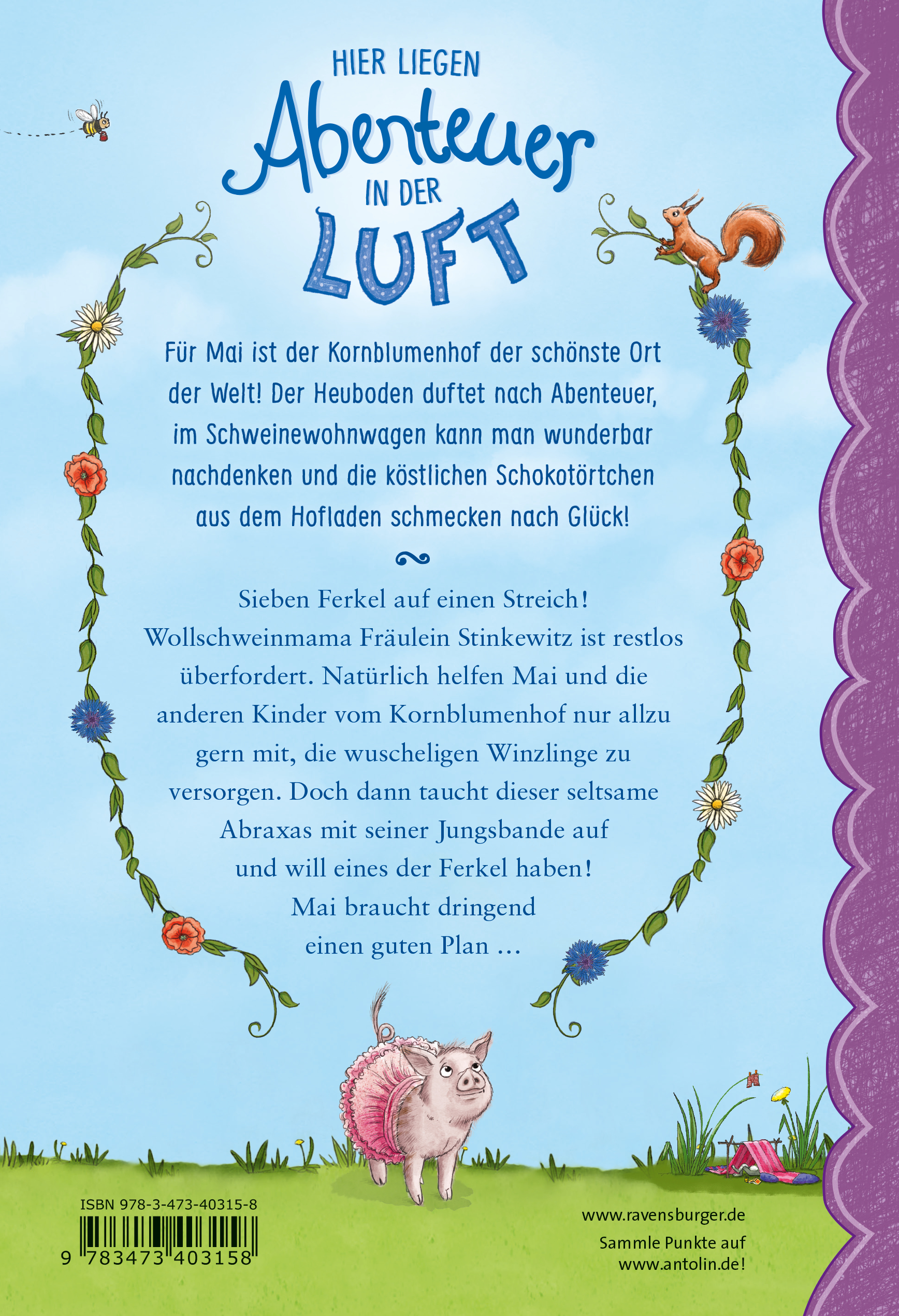 Wir Kinder vom Kornblumenhof, Band 1: Ein Schwein im Baumhaus Wir Kinder vom Kornblumenhof, Band 1: Ein Schwein im Baumhaus