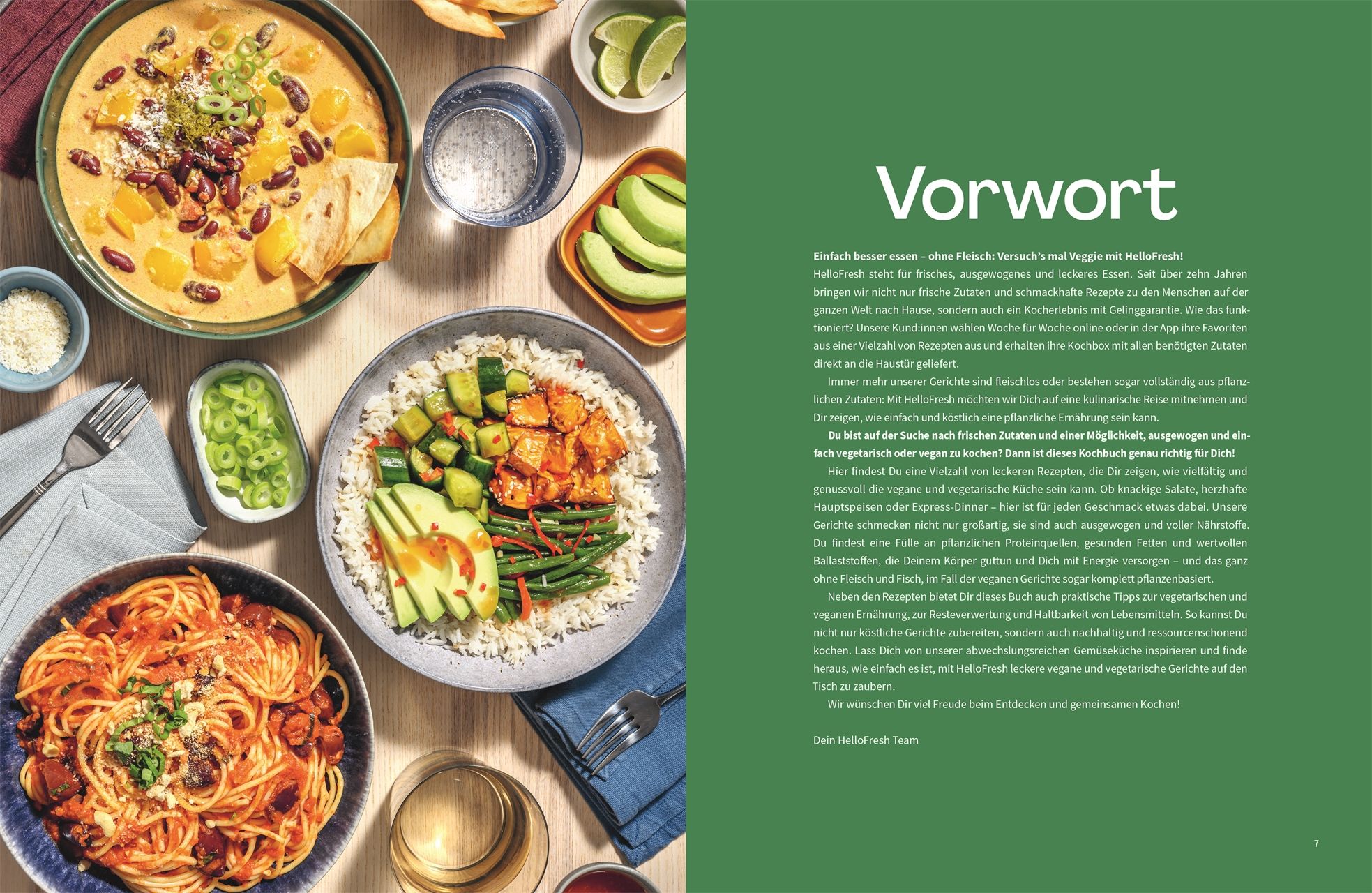 HelloFresh vegetarisch und vegan