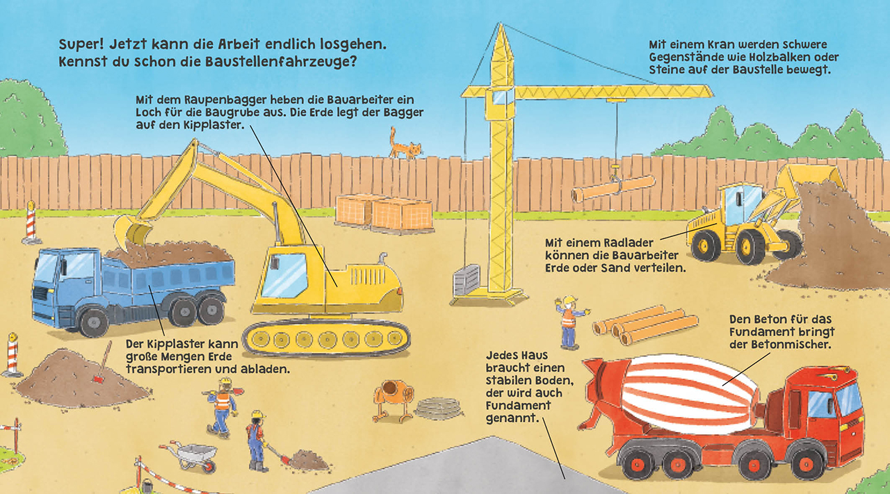Was machen wir auf der Baustelle?