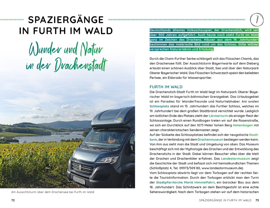 Wochenend und Wohnmobil - Kleine Auszeiten Bayerischer Wald