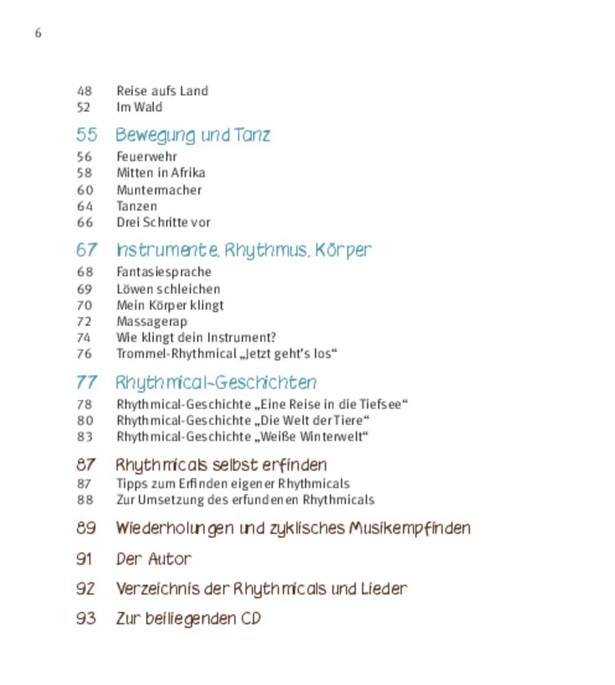 Das Rhythmical-Buch, m. Audio-CD