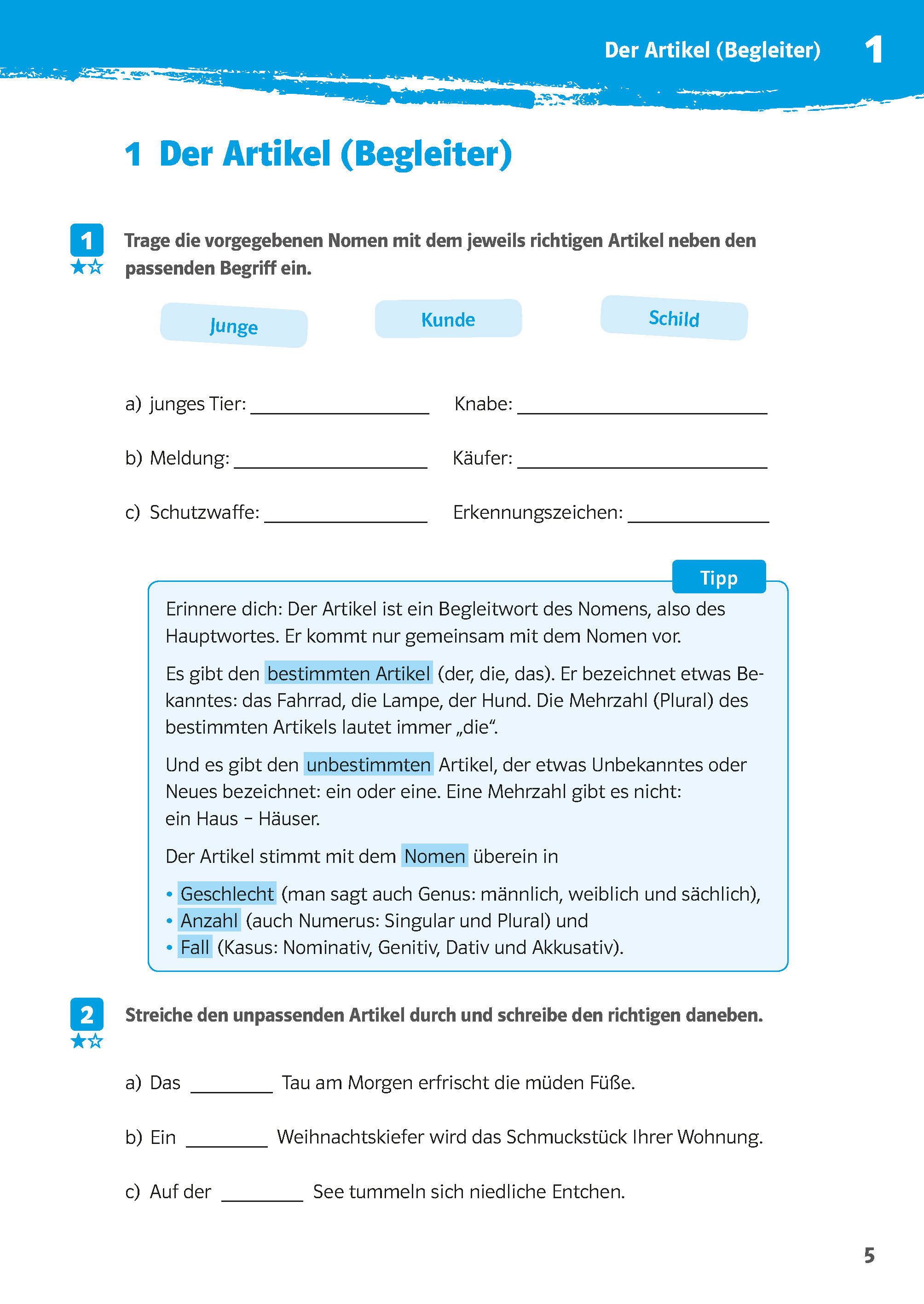 Klett 10-Minuten-Training Deutsch Wortarten 5./6. Klasse Klett 10-Minuten-Training Deutsch Wortarten 5./6. Klasse