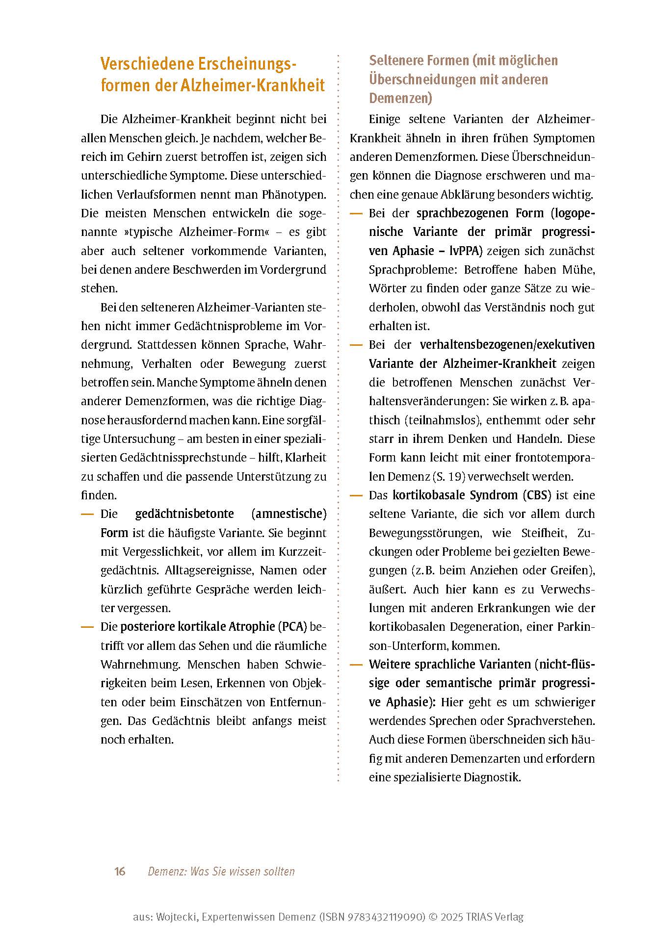 Expertenwissen: Demenz