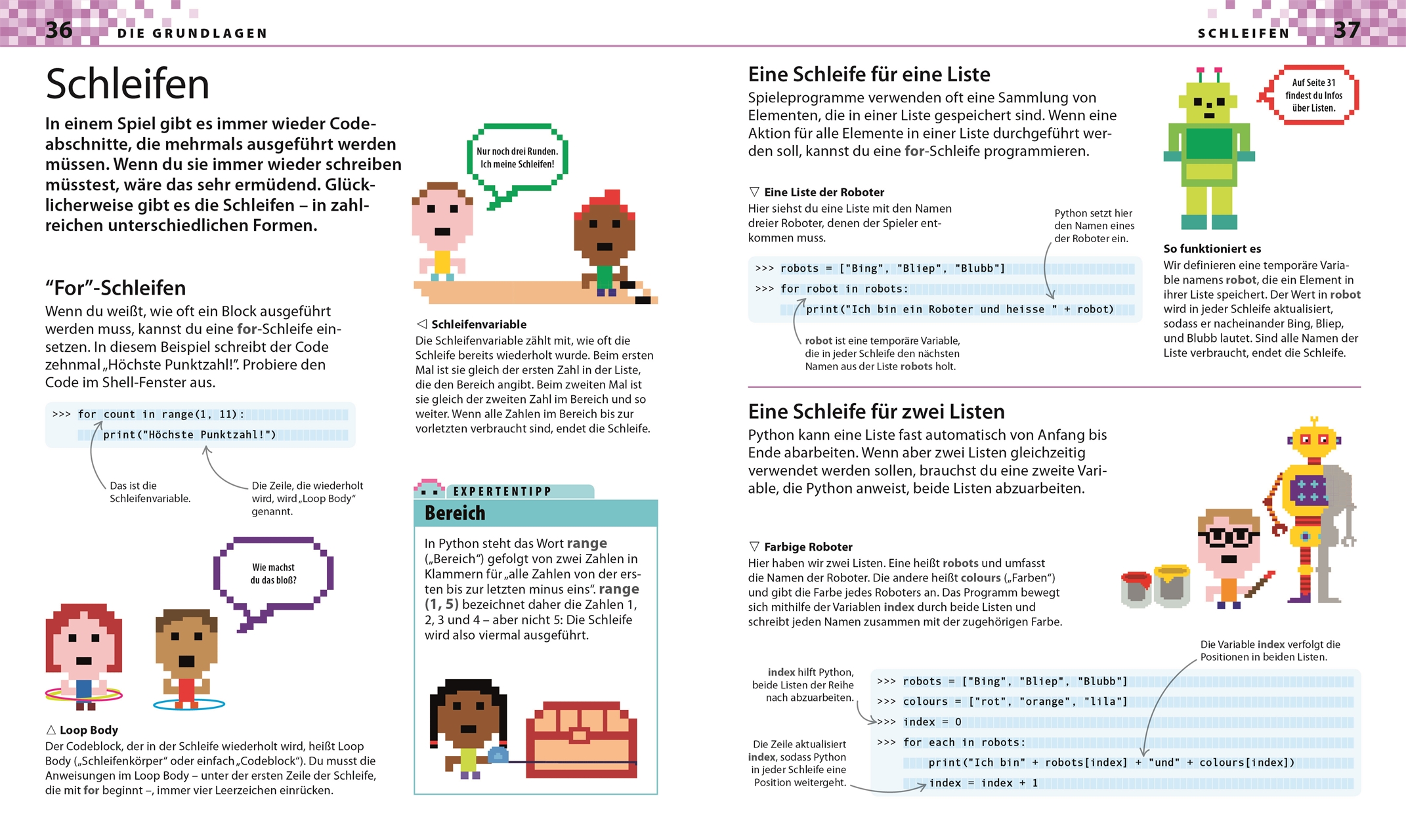 Spiele mit Python® supereasy programmieren