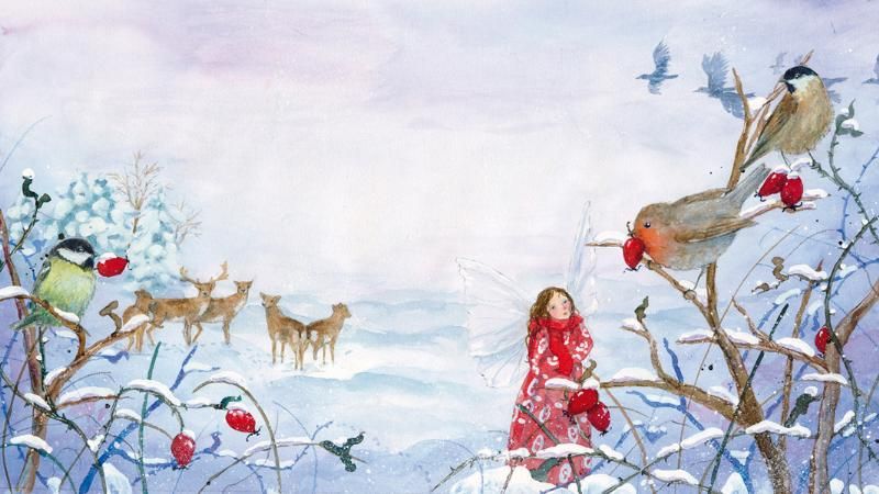 Die kleine Elfe feiert Weihnachten