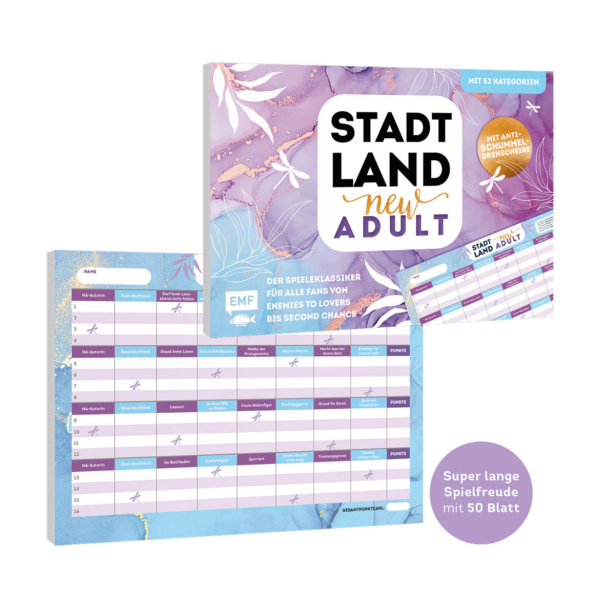 Stadt, Land, New Adult – Der Spieleklassiker für Fans von Enemies to Lovers bis Second Chance