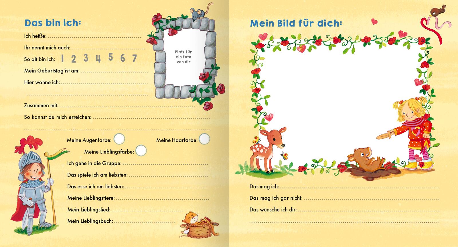 Meine Kindergarten-Freunde (Ritter und Ritterin)