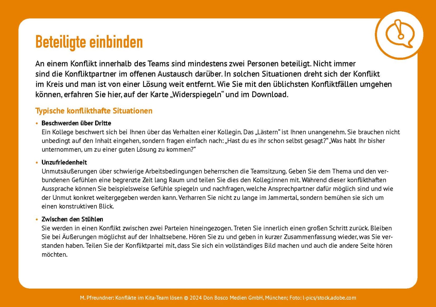 Konflikte im Kita-Team lösen