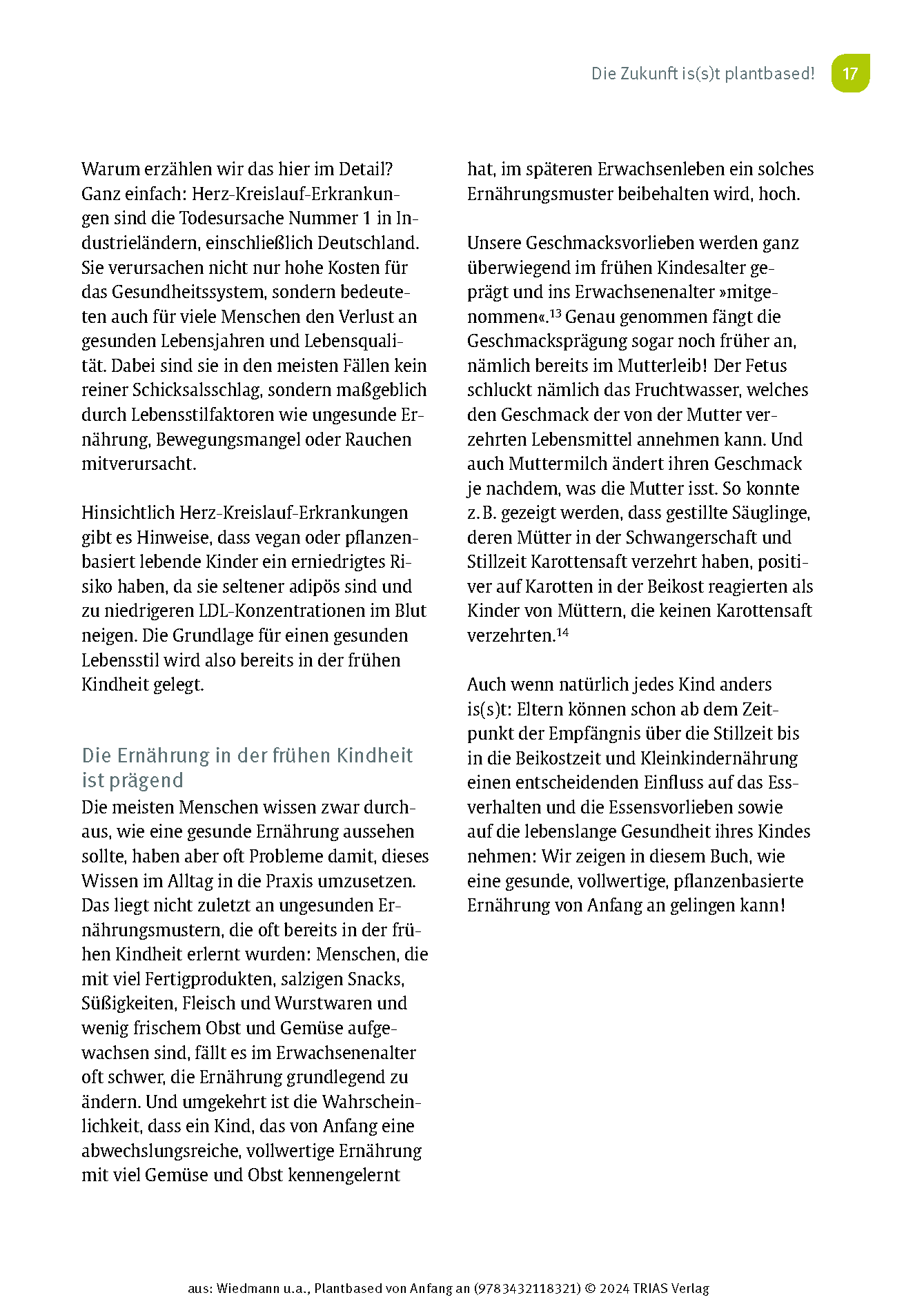 Plantbased von Anfang an: Baby & Kleinkind, Schwangerschaft & Stillzeit