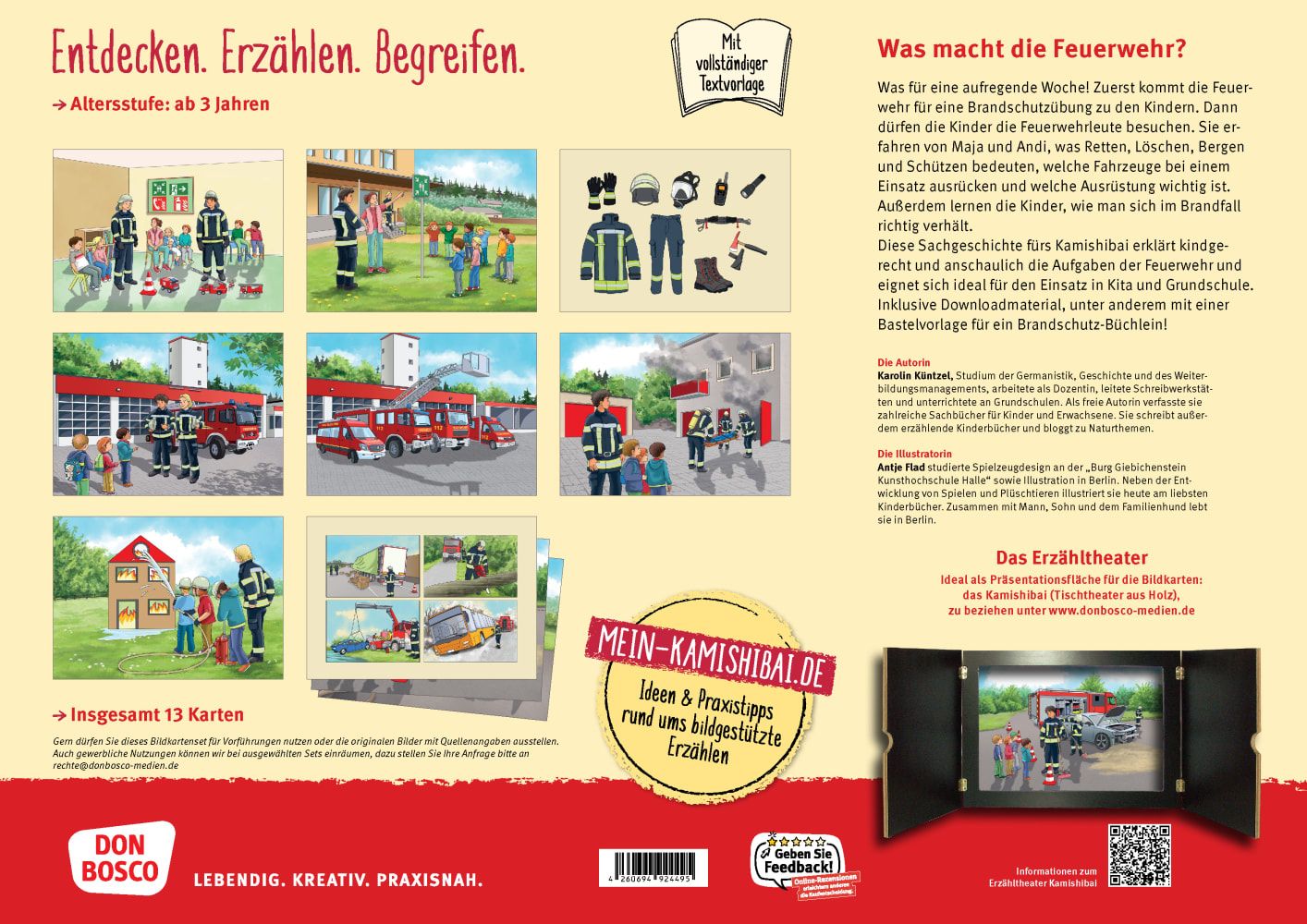 Die Feuerwehr: Retten, Löschen, Bergen, Schützen. Kamishibai Bildkartenset