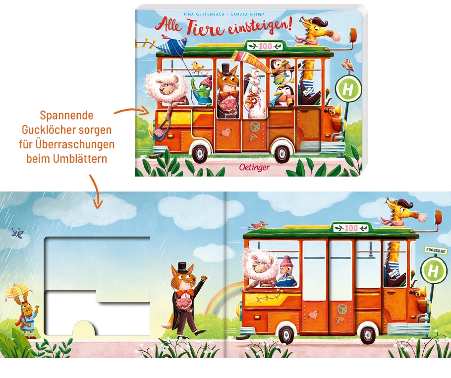 Alle Tiere einsteigen!