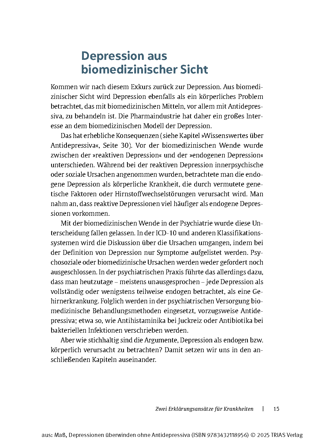 Depressionen überwinden ohne Antidepressiva
