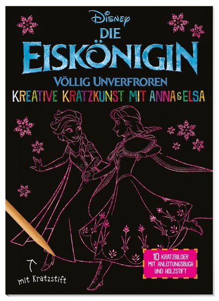 Disney Die Eiskönigin: Kreative Kratzkunst mit Anna und Elsa Disney Die Eiskönigin: Kreative Kratzkunst mit Anna und Elsa