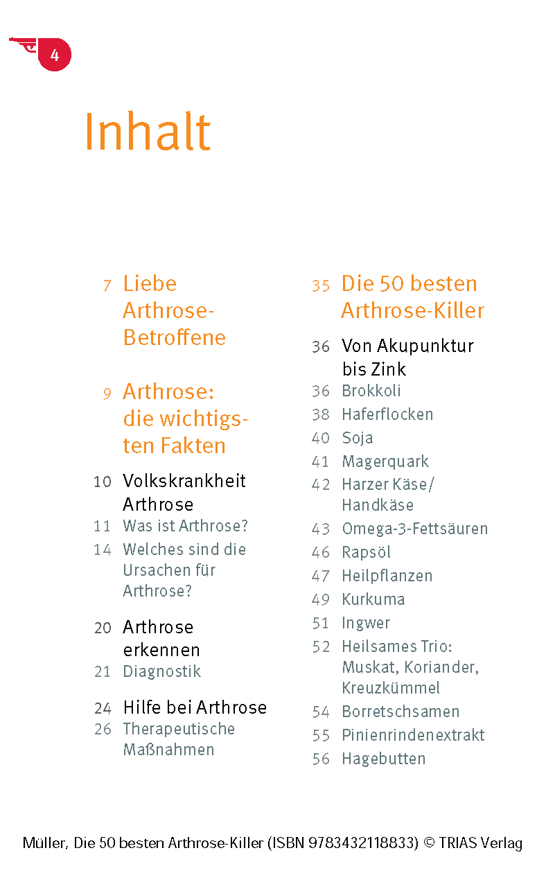 Die 50 besten Arthrose-Killer Die 50 besten Arthrose-Killer