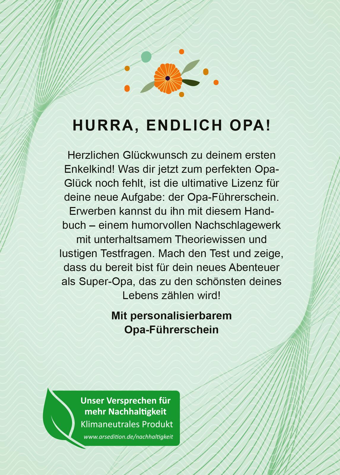 Führerschein – endlich Opa