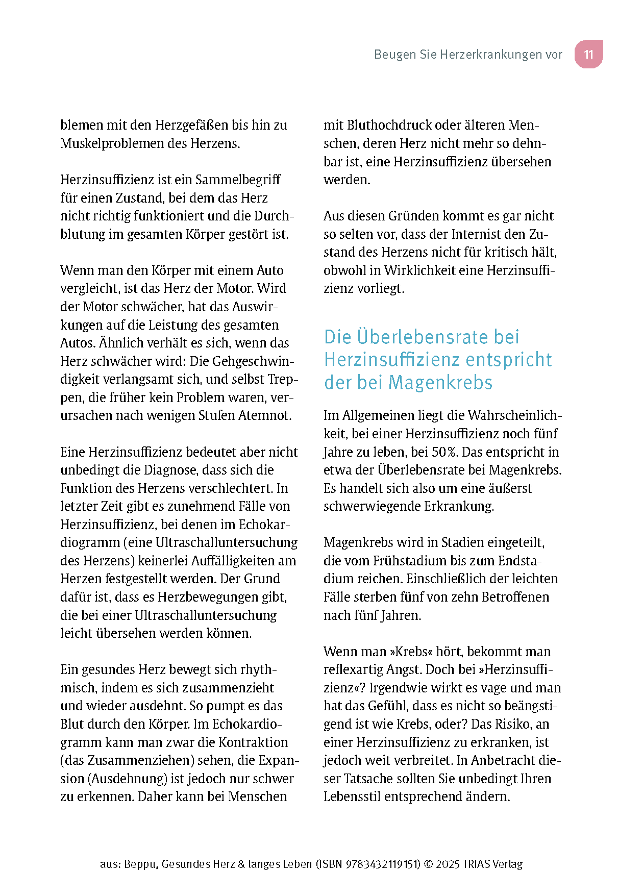 Gesundes Herz & langes Leben