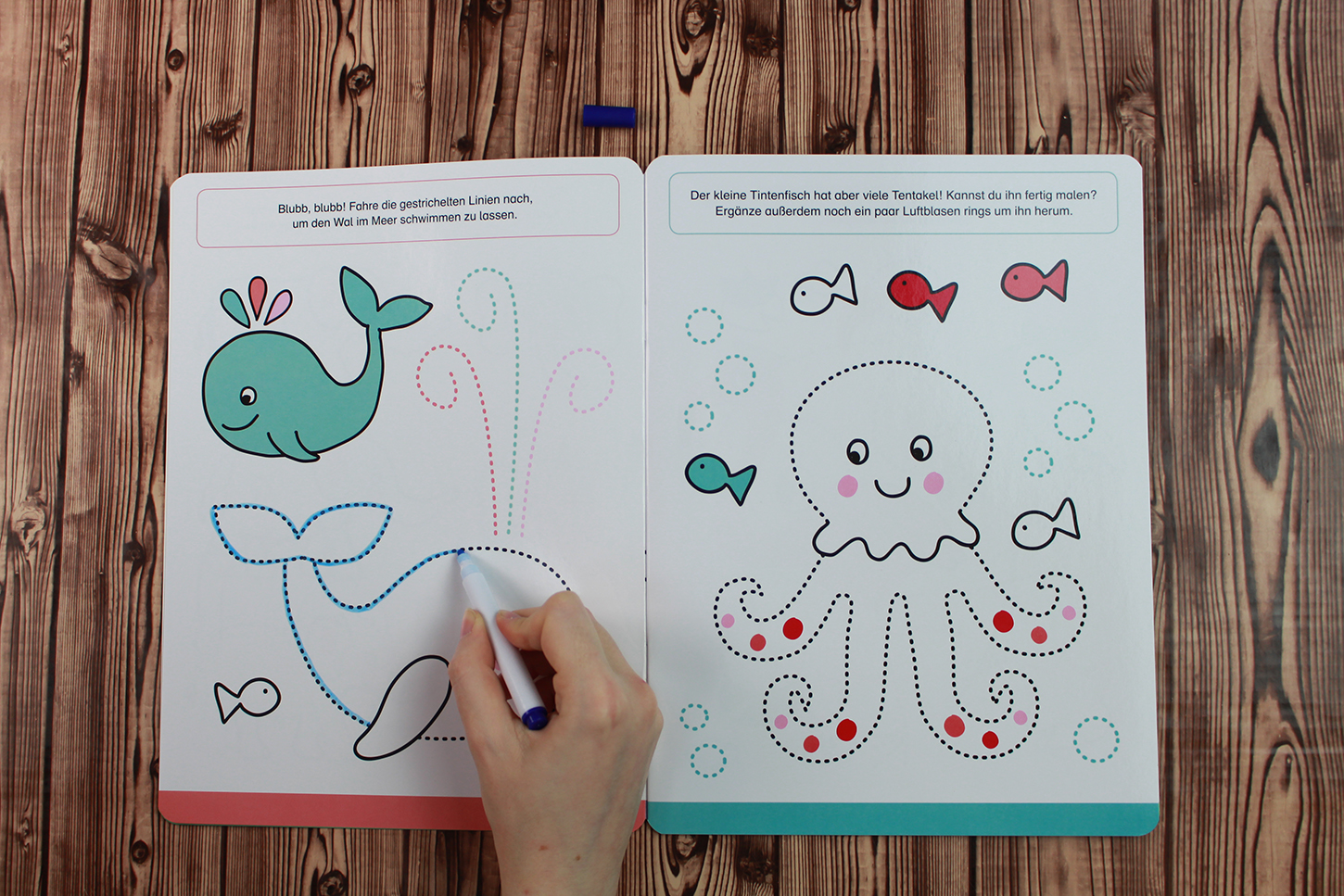 Wisch und wieder weg - Ich lerne malen 3+