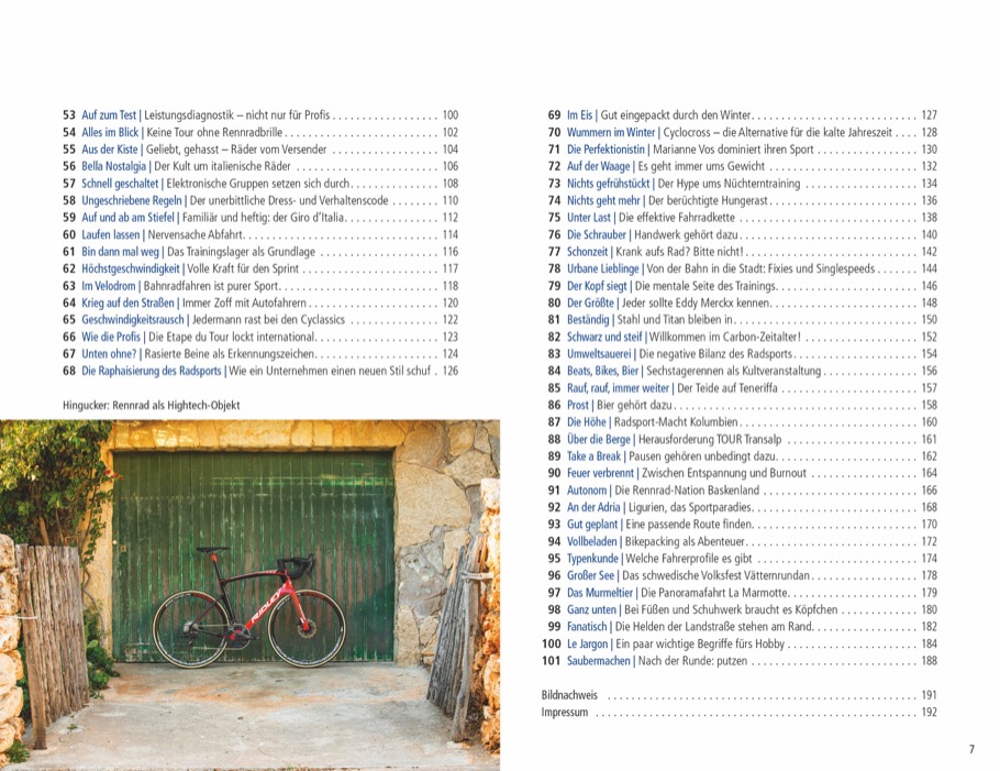 101 Dinge, die ein Rennradfahrer wissen muss