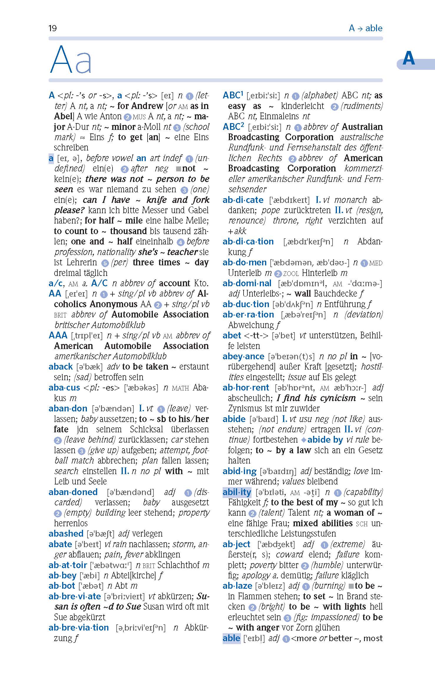PONS Schülerwörterbuch Englisch PONS Schülerwörterbuch Englisch