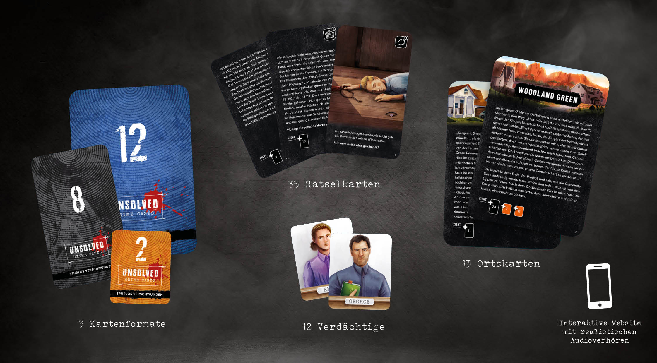 Krimi-Spielebox: Unsolved Crime Cases – Spurlos verschwunden Krimi-Spielebox: Unsolved Crime Cases – Spurlos verschwunden