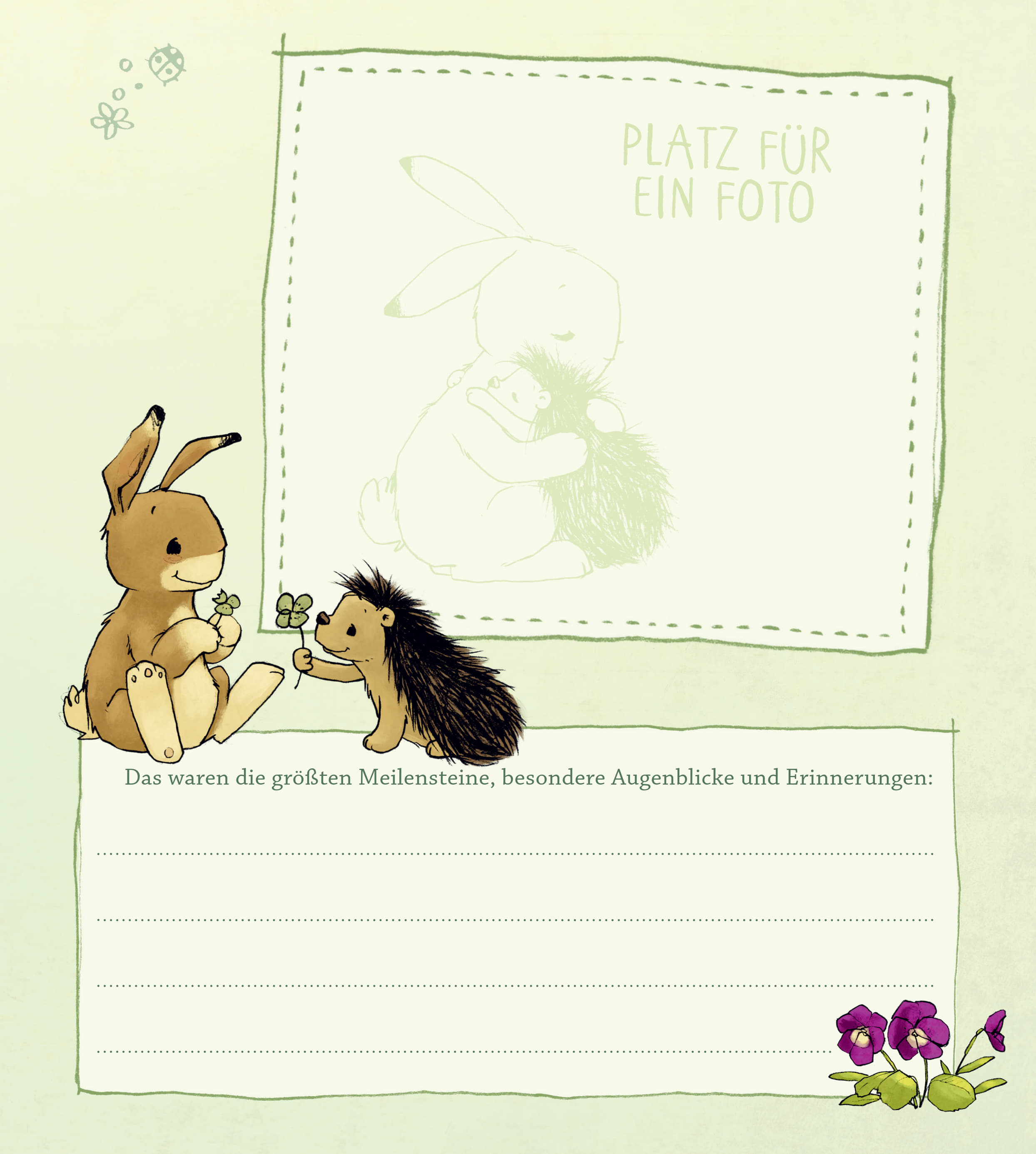 Wir zwei - Babyalbum: Mein erstes Jahr