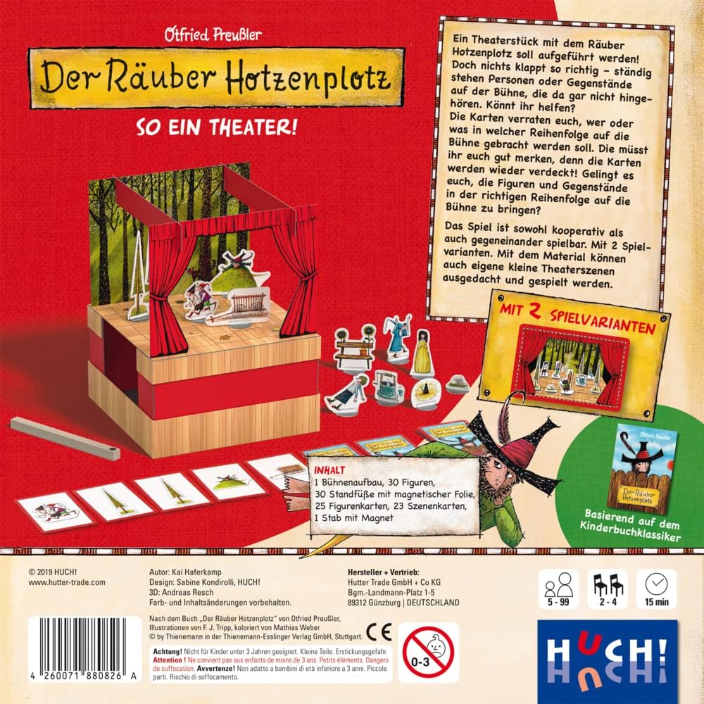 Der Räuber Hotzenplotz-So ein Theater Brettspiel, bunt Der Räuber Hotzenplotz-So ein Theater Brettspiel, bunt