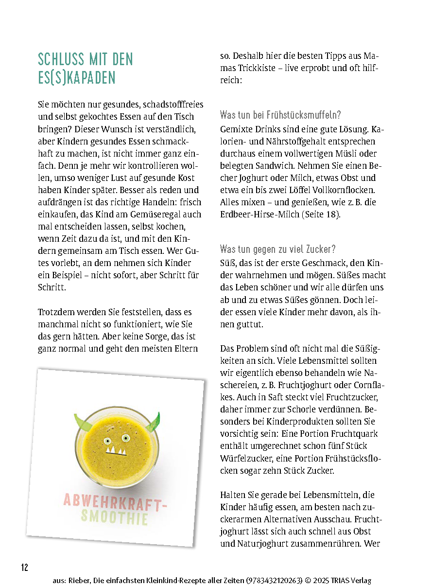 Die einfachsten Kleinkind-Rezepte aller Zeiten