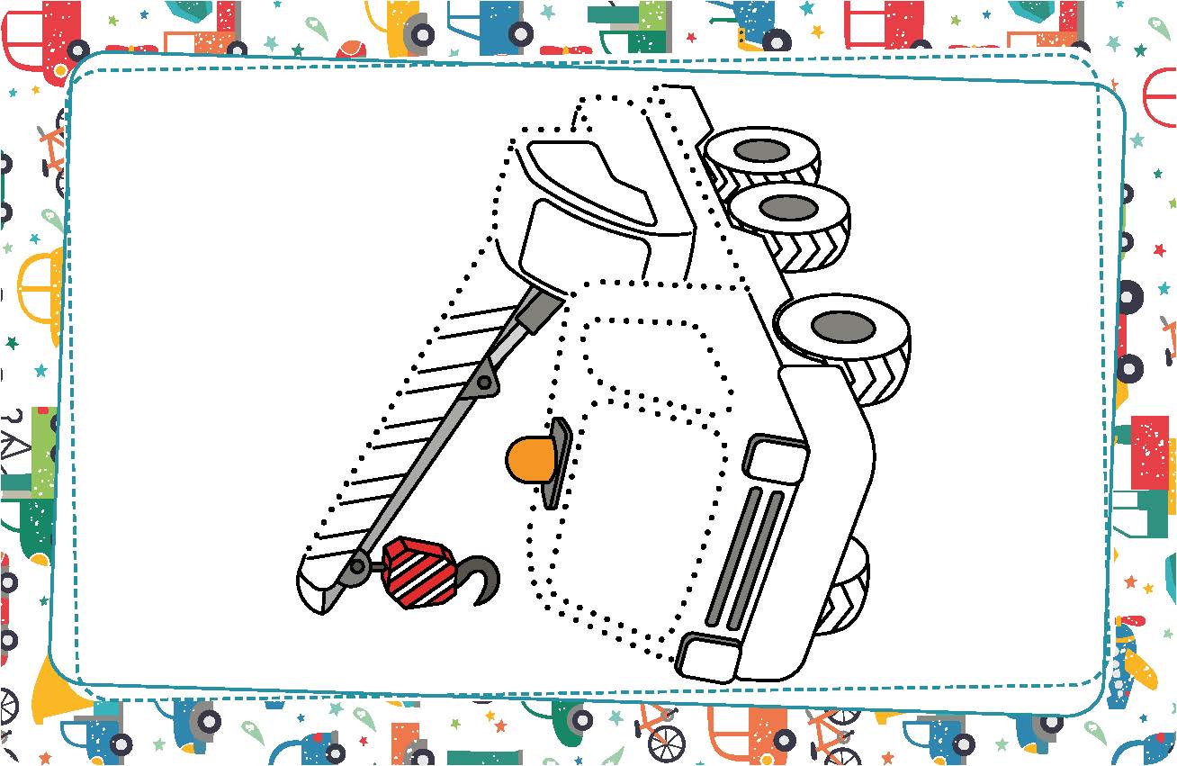 50 Karten von Punkt zu Punkt - Fahrzeuge