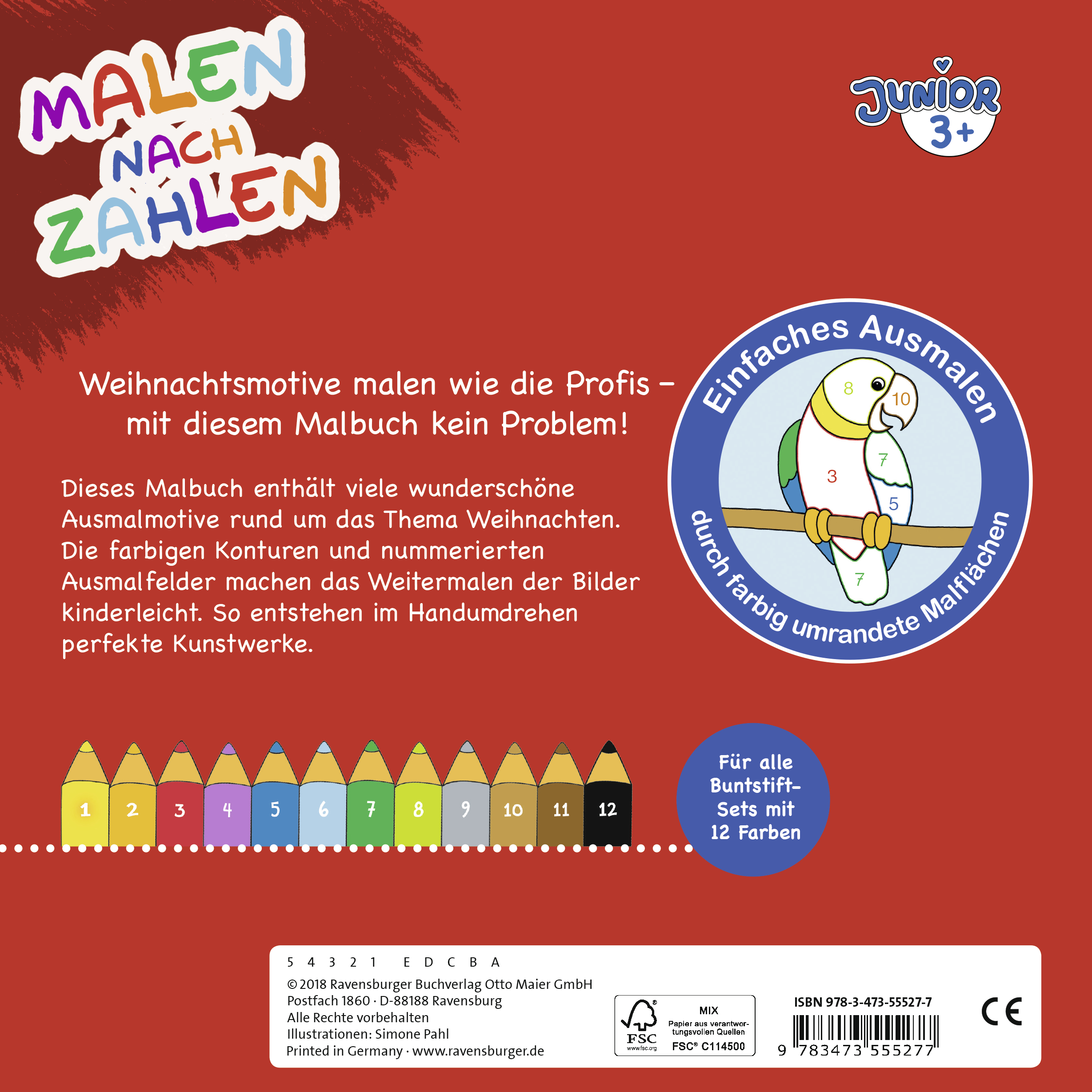 Malen nach Zahlen junior: Weihnachten Malen nach Zahlen junior: Weihnachten
