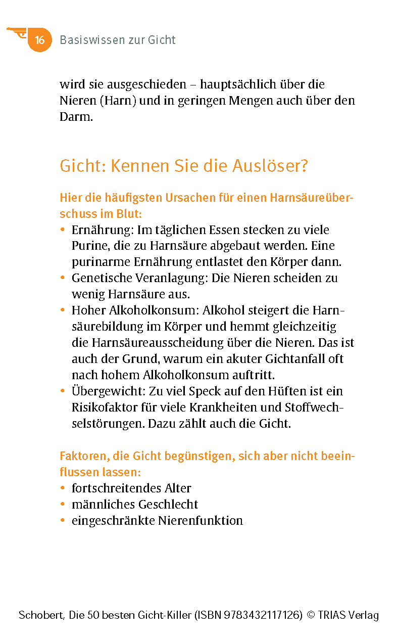 Die 50 besten Gicht-Killer