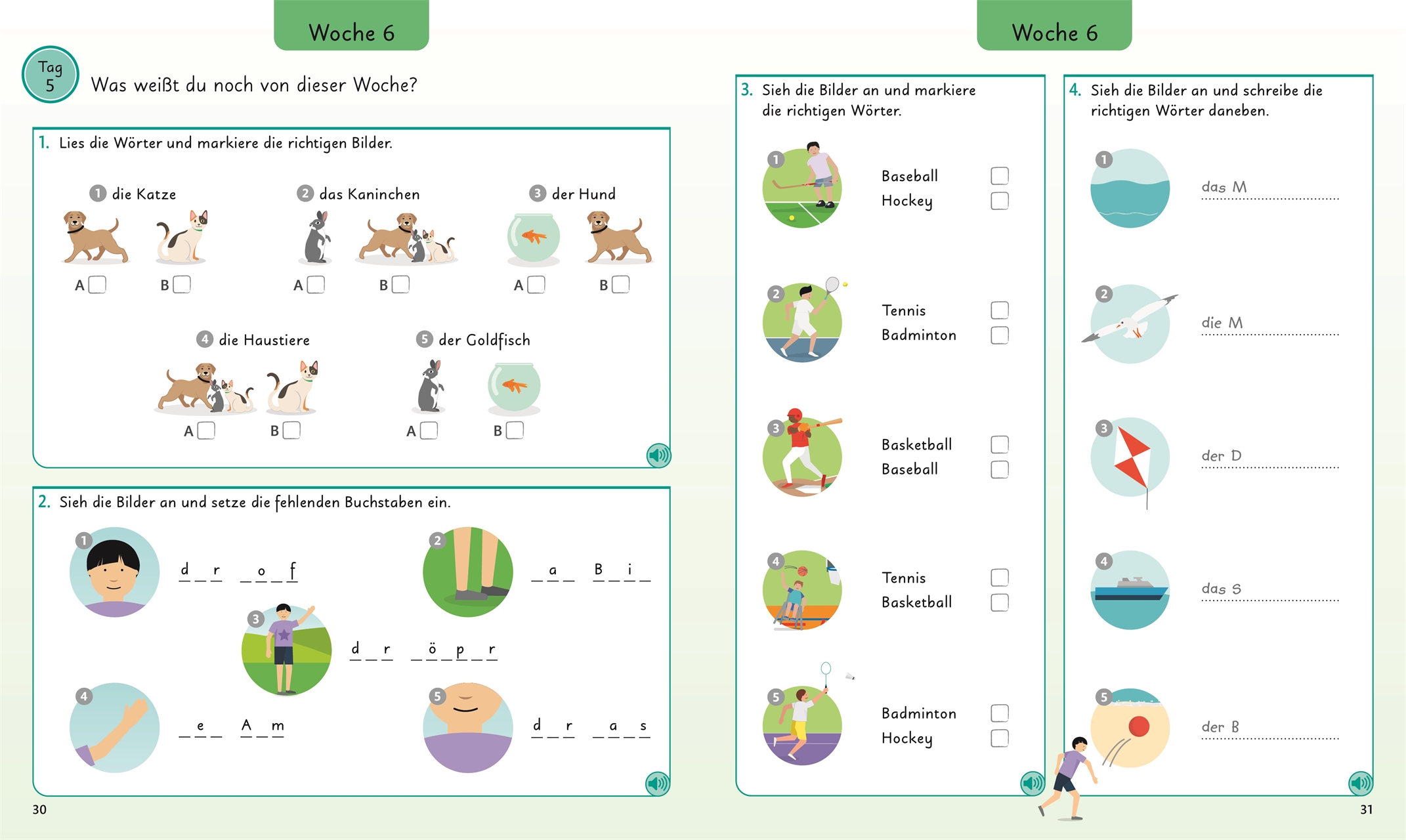 Deutsch für clevere Kids - 5 Wörter am Tag Deutsch für clevere Kids - 5 Wörter am Tag