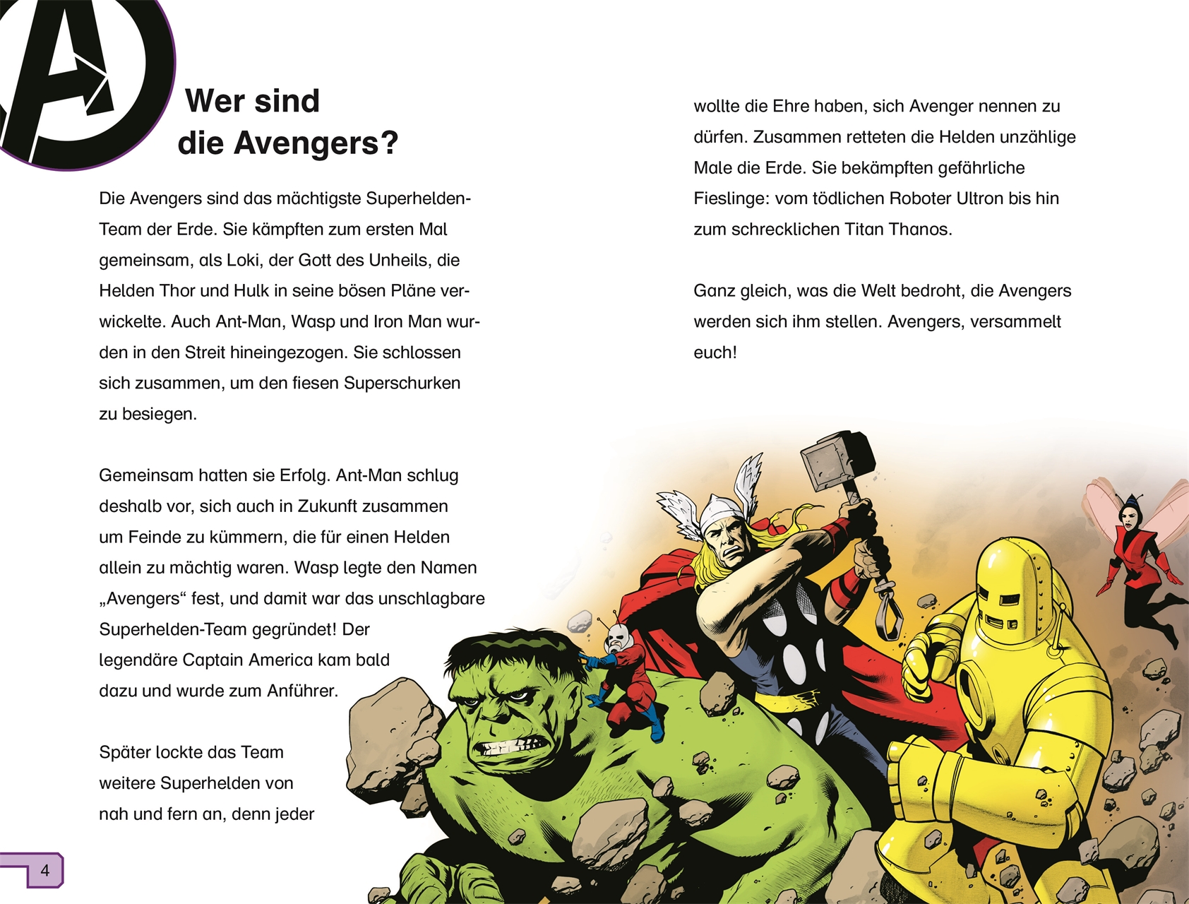 SUPERLESER! MARVEL Avengers Die Geschichte der Superhelden