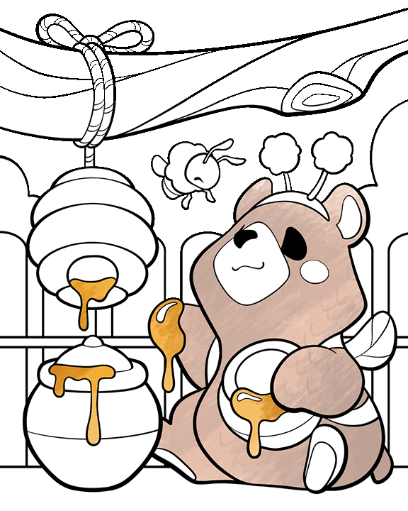 Manga Chibi Ausmalbuch