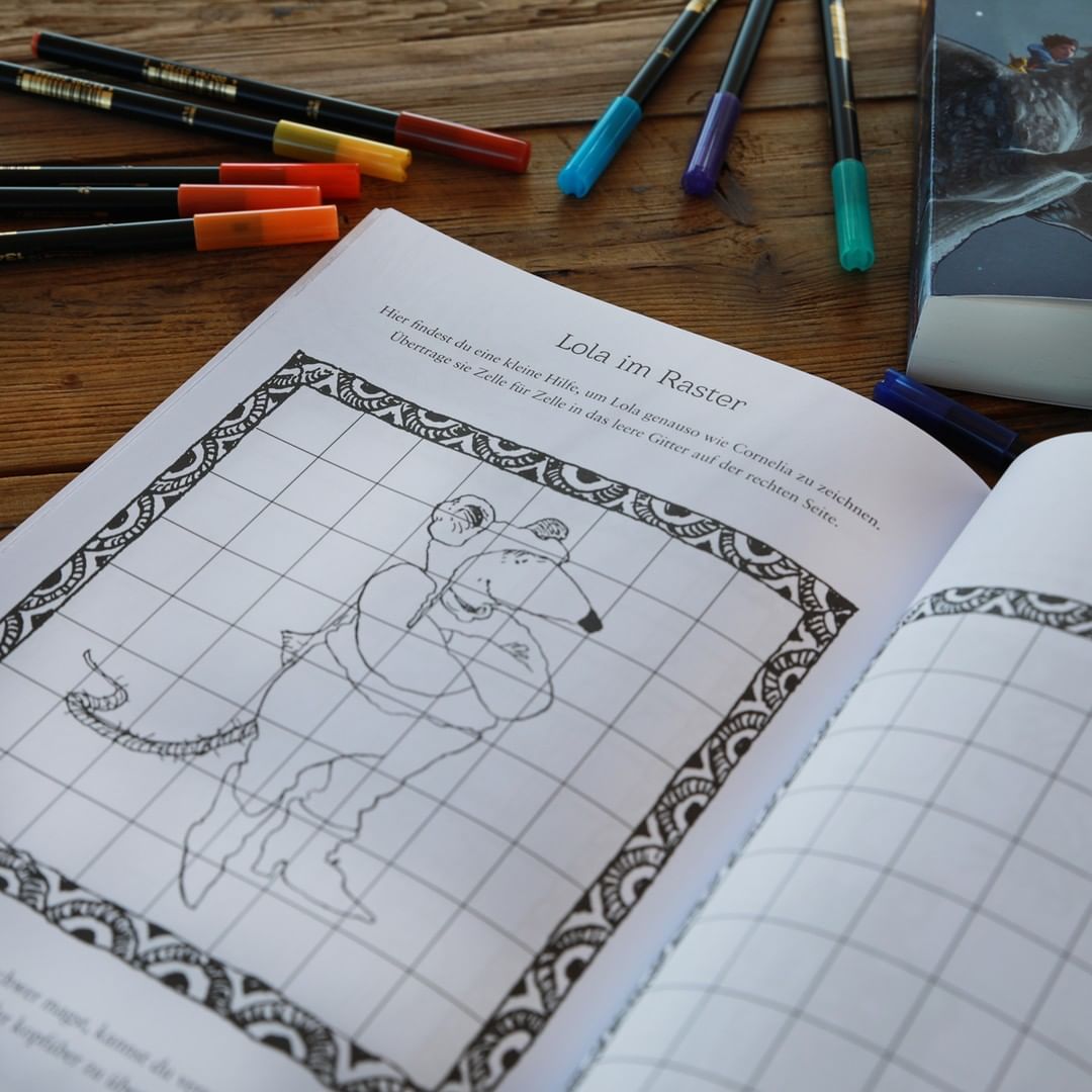 Drachenreiter. Fantastisches Malbuch